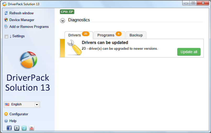 Instalar drivers con Driver pack Solution de cualquier marca y modelo