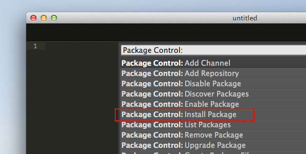 Instalar Sublime Text 3 y Package Control