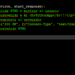 Corriendo python bajo apache