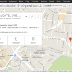 Activar localización remota en android y bloqueo del dispositivo.