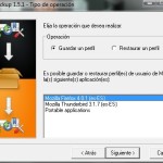 Respaldar  thunderbird y productos de Mozilla